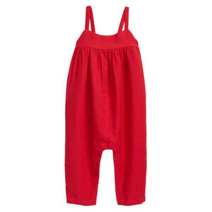 Nordstrom Babies' Live To Play Organic Cotton Romper In Red Saucy Size 3 Months